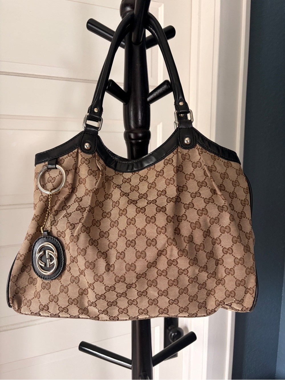 Gucci GG Canvas Sukey Medium Tote with Original Dust Bag *Authentic & Pre-loved*